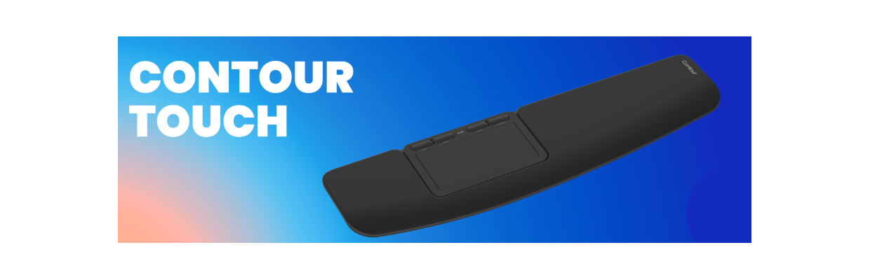 Ergonomisk mus med Touchpad