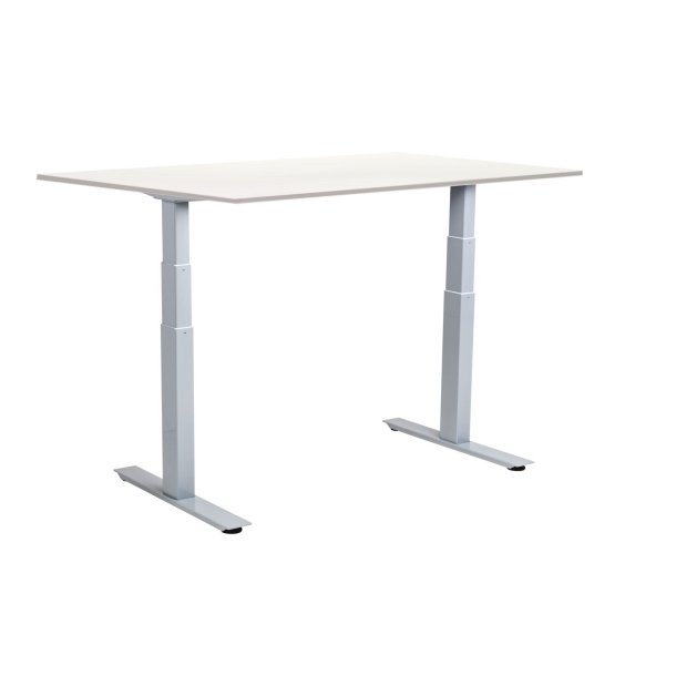 Ergo- Flex h�ve-/ s�nkebord med 2 motorer i mange str. og farver