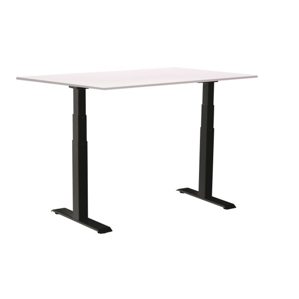 Ergo- Flex h�ve-/ s�nkebord med 2 motorer i mange str. og farver