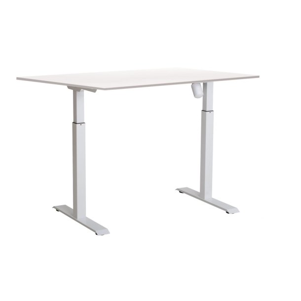 Ergo- Flex h�ve-/ s�nkebord med 1 motorer i mange str. og farver