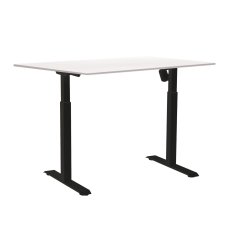 Ergo- Flex h�ve-/ s�nkebord med 1 motorer i mange str. og farver