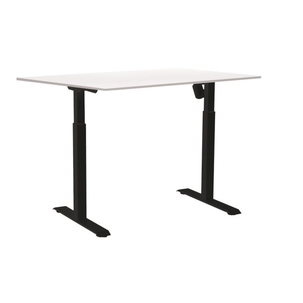 Ergo- Flex h�ve-/ s�nkebord med 1 motorer i mange str. og farver