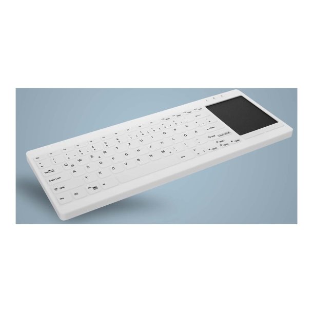 Active Key QuickClean Med KB IP68 Touchpad Mini White