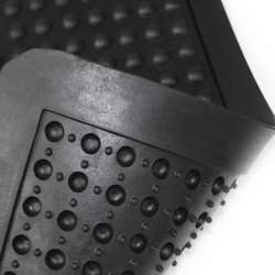 Anti-fatigue gummi m�tte 90x150 cm sort