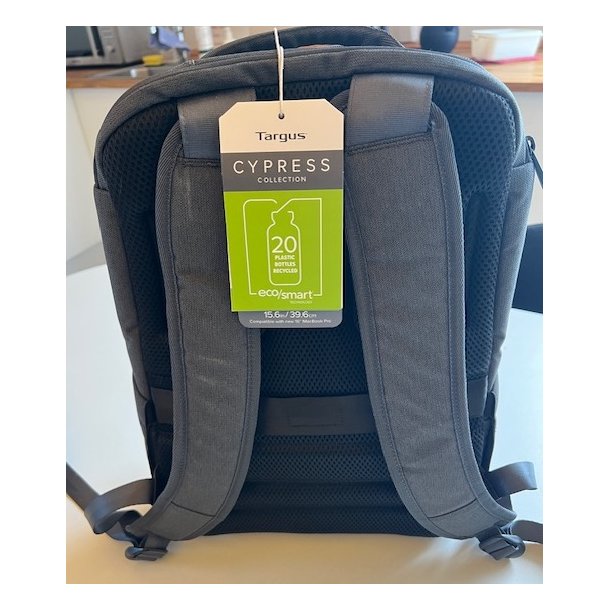 Targus - Cypress 15.6 Security Backpack with EcoSmart - Grey