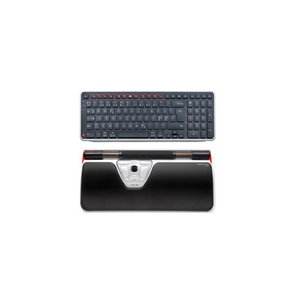 Rollermouse Red Plus og Balance keyboard kablet