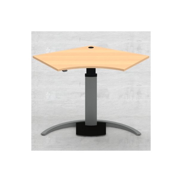 Hve/snkebord med 1 ben 138x92 cm