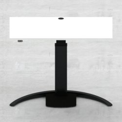  hve/snkebord med 1 ben