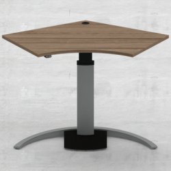 Hve/snkebord med 1 ben 138x92 cm