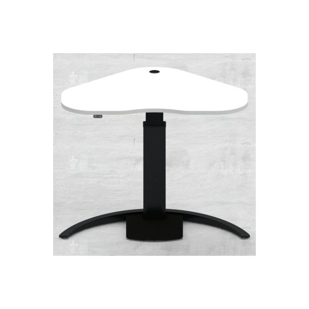 Hve/snkebord med 1 ben 117x90 cm