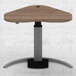 Hve/snkebord med 1 ben 117x90 cm