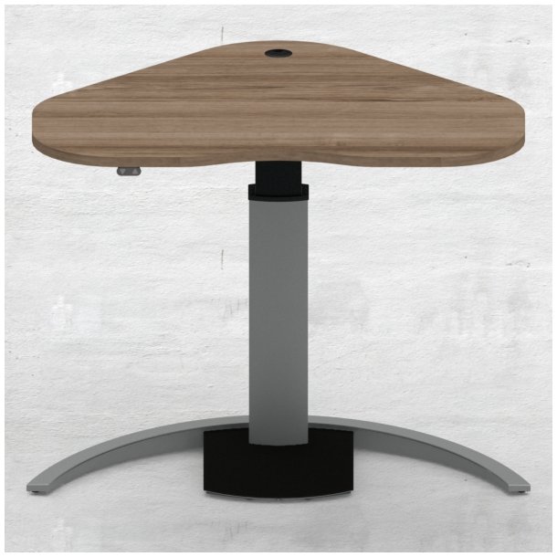 Hve/snkebord med 1 ben 117x90 cm