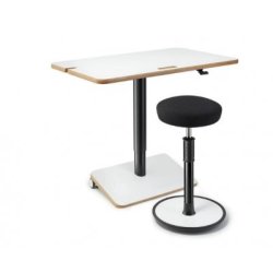 Komplet Aktiv arbejdsplads med Ongo aktiv bord og st-/ stttestol